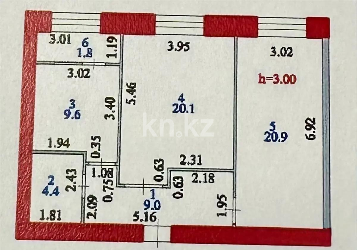 Продажа 2-комнатной квартиры, 65.9 м² в Астане - фото 5