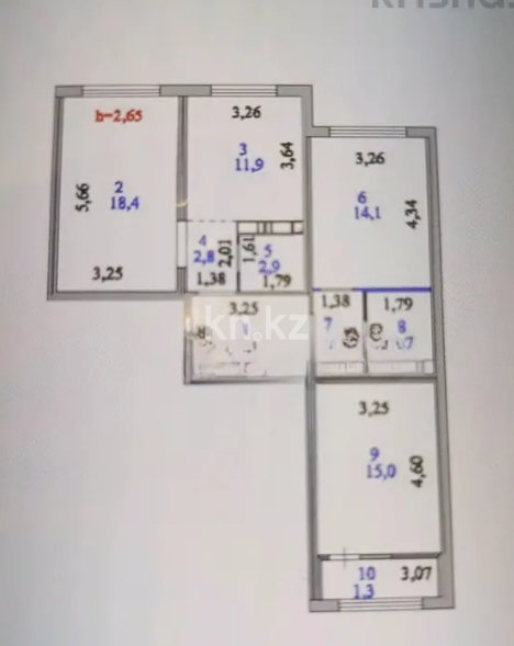 Продажа 3-комнатной квартиры, 81 м² в Астане - фото 6