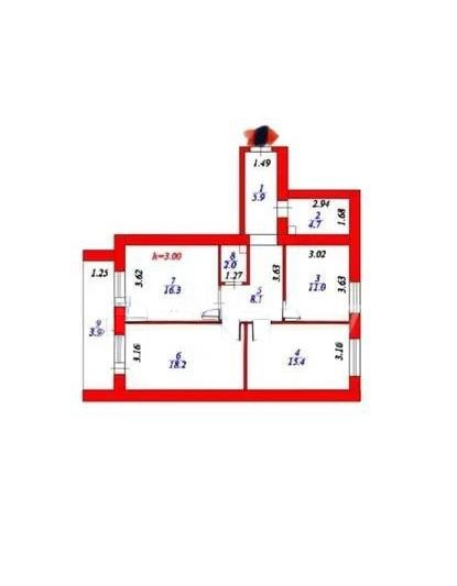 Продажа 3-комнатной квартиры, 85.5 м² в Астане