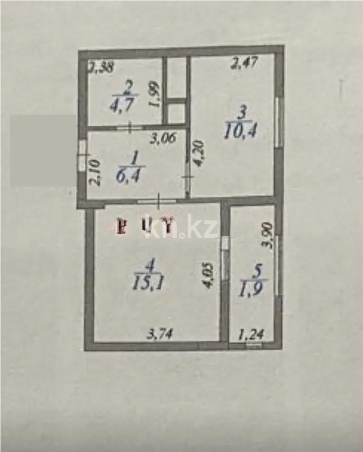 Продажа 1-комнатной квартиры, 39 м² в Астане - фото 4