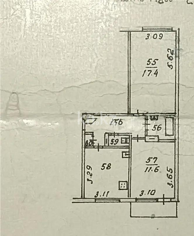 Продажа 2-комнатной квартиры, 50.8 м² в Алматы - фото 4