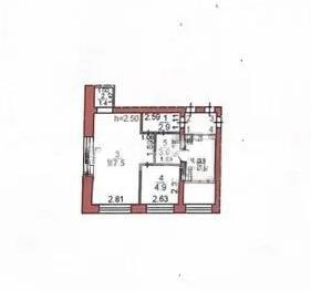 Продажа 1-комнатной квартиры, 29 м² в Караганде