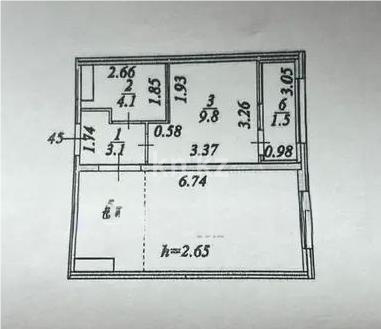 Продажа 2-комнатной квартиры, 40 м², ул. Е-509, дом  9 в Астане - фото 6