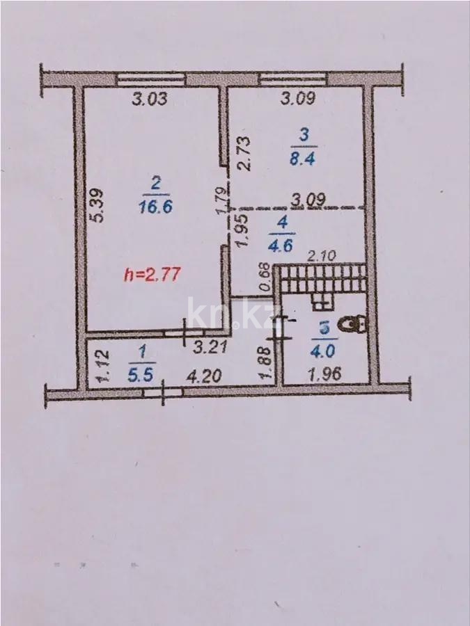 Продажа 2-комнатной квартиры, 39.1 м² в Алматы - фото 4