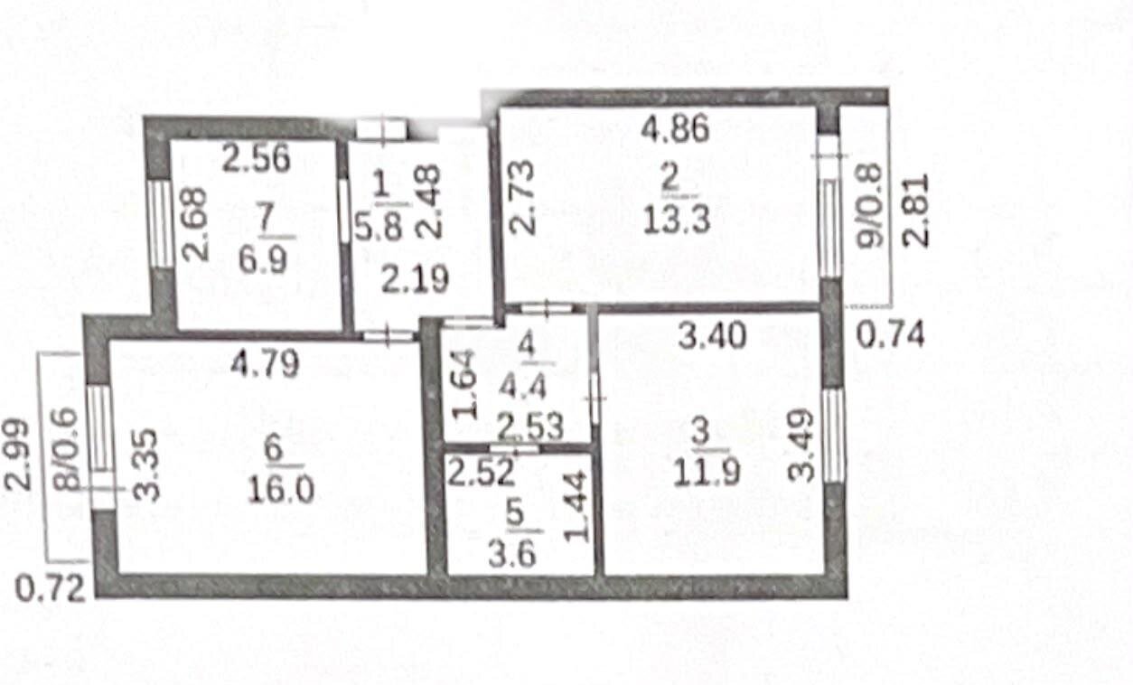 Продажа 3-комнатной квартиры, 63 м² в Караганде - фото 18