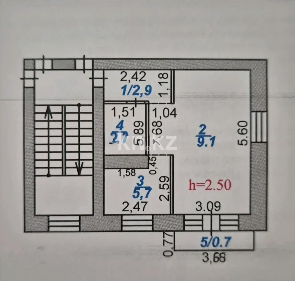 Продажа 1-комнатной квартиры, 31 м² в Караганде