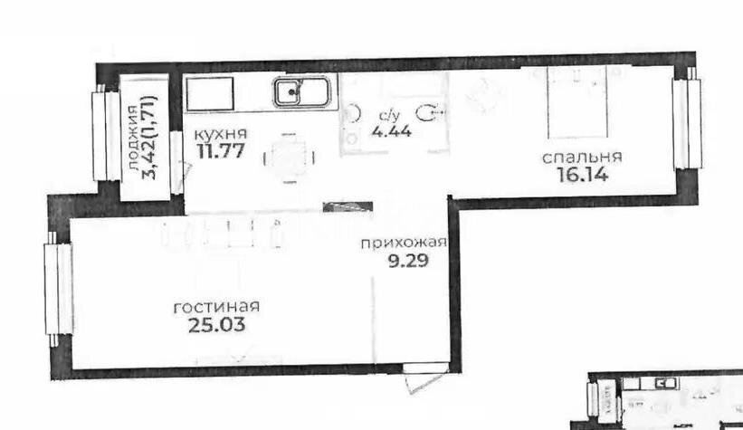 Продажа 2-комнатной квартиры, 68.38 м² в Астане - фото 6