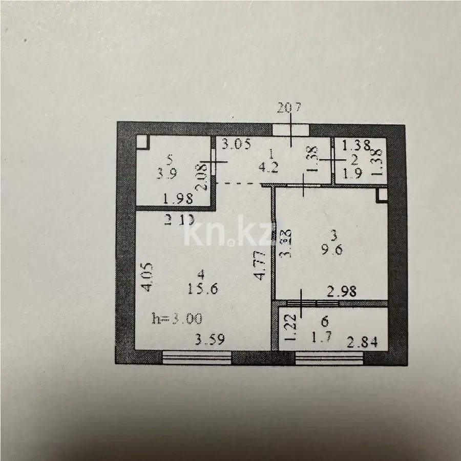 Продажа 1-комнатной квартиры, 36.9 м² в Астане