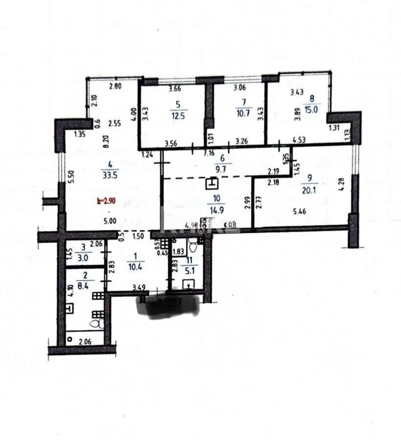 Продажа 5-комнатной квартиры, 144 м² в Алматы - фото 7