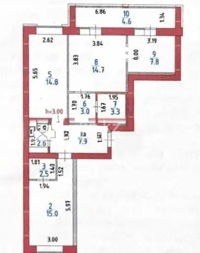 Продажа 3-комнатной квартиры, 76.2 м² в Астане - фото 6