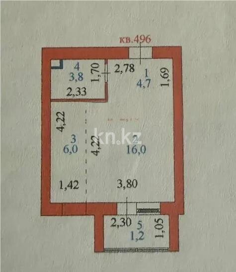 Продажа 1-комнатной квартиры, 32 м² в Астане - фото 4