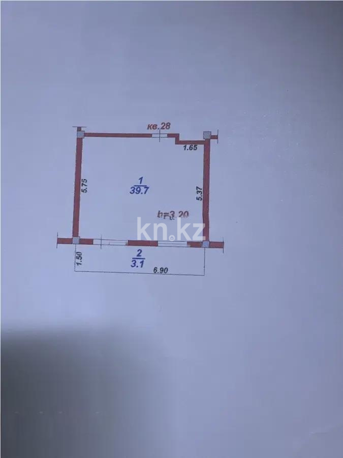 Продажа 1-комнатной квартиры, 42.8 м² в Алматы - фото 3