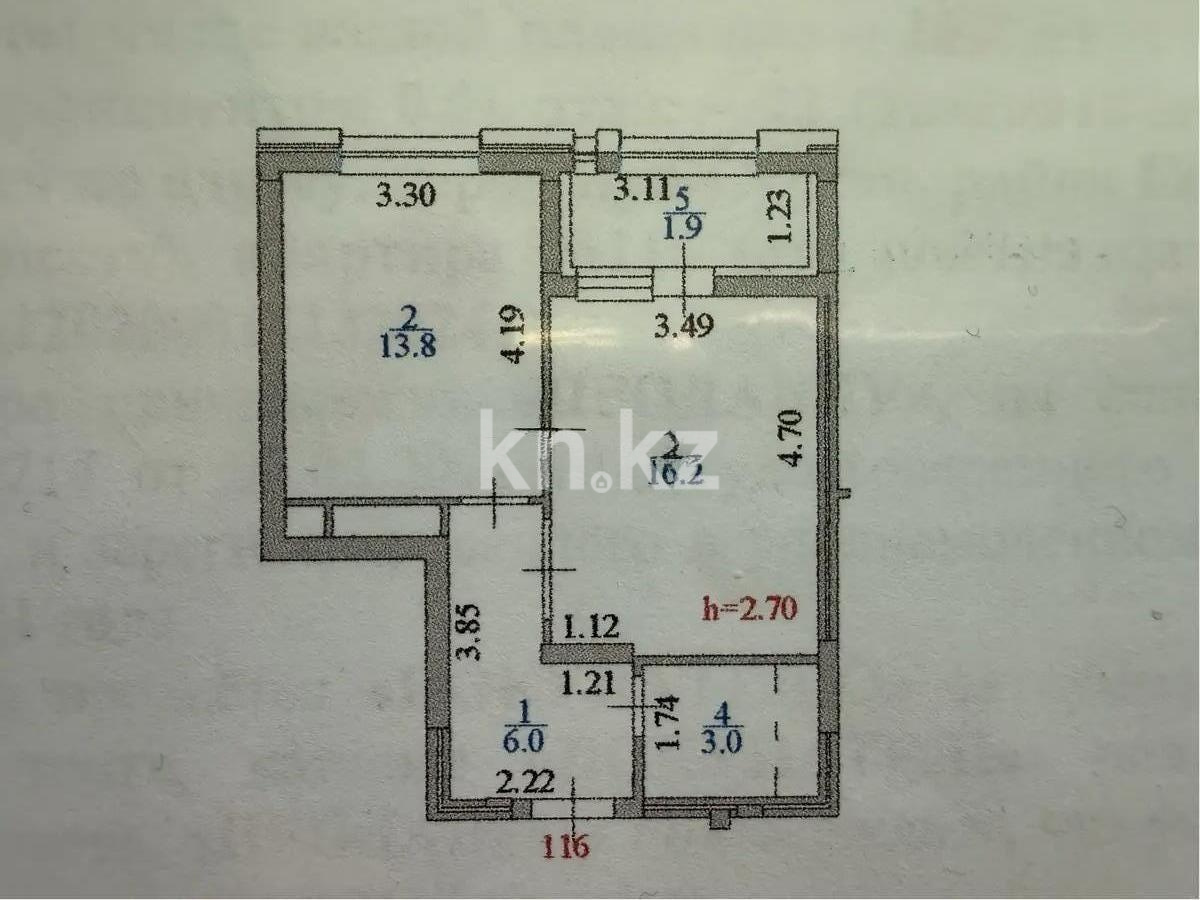 Продажа 1-комнатной квартиры, 41 м² в Астане - фото 5