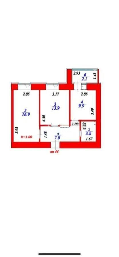 Продажа 2-комнатной квартиры, 54 м², ул. Айтматова, дом  45 стр в Астане