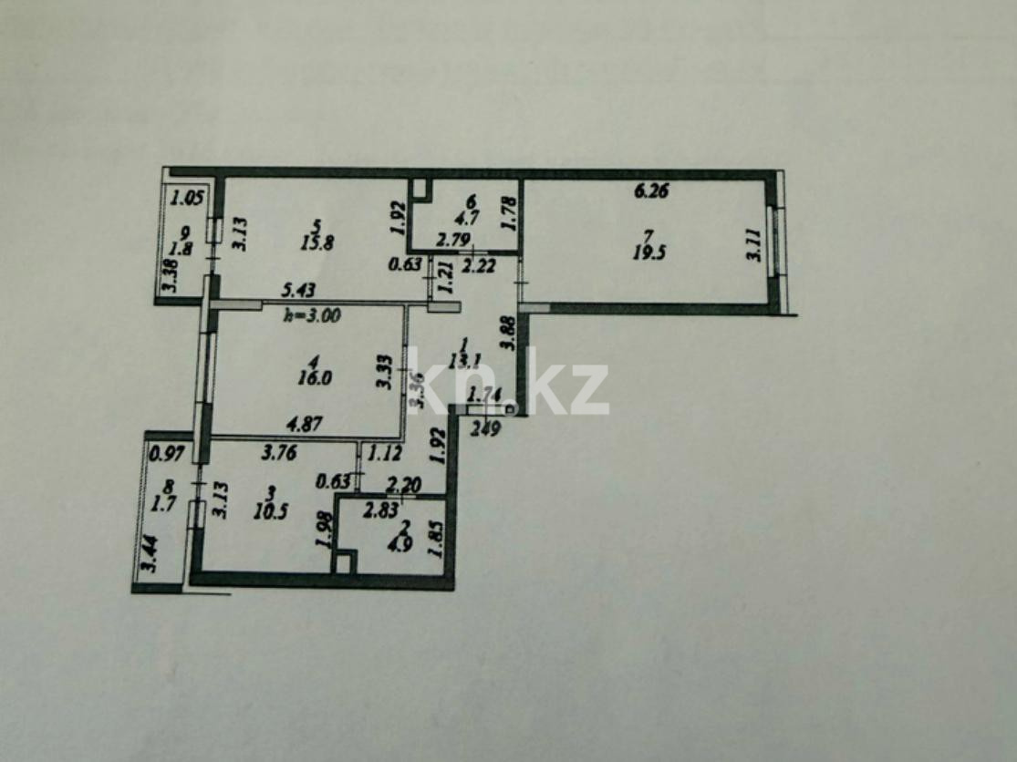 Продажа 3-комнатной квартиры, 88 м² в Астане - фото 4
