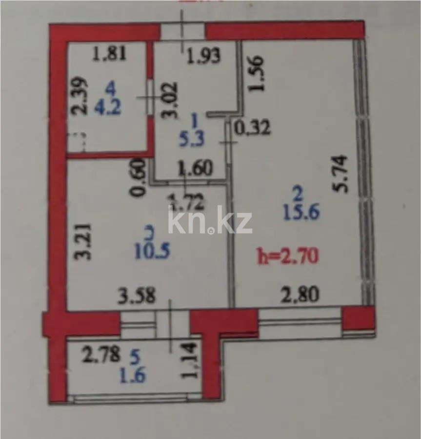 Продажа 1-комнатной квартиры, 37 м², ул. Айтматова, дом  33 стр в Астане - фото 2