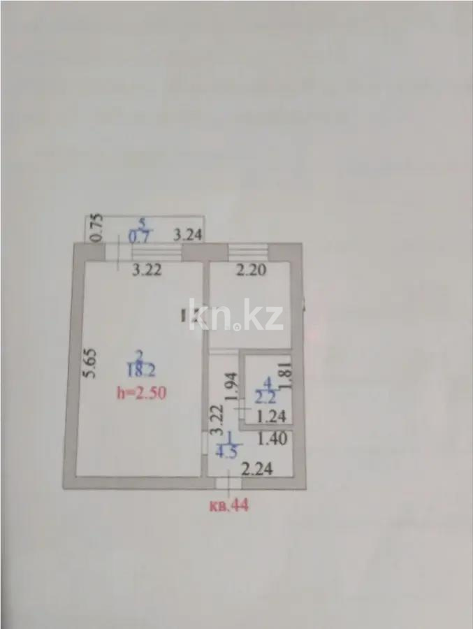 Продажа 1-комнатной квартиры, 30.1 м² в Астане