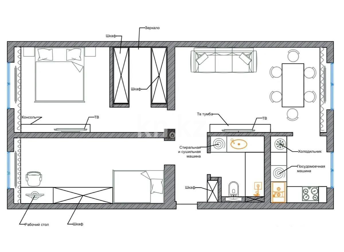 Продажа 3-комнатной квартиры, 64 м², ул. Радостовца, дом  225 в Алматы - фото 6