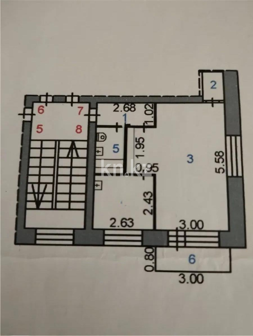 Продажа 1-комнатной квартиры, 33 м² в Караганде - фото 4