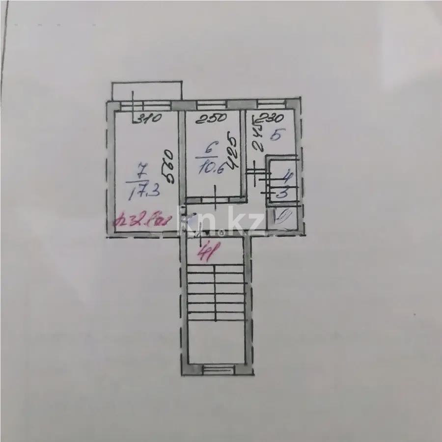Продажа 2-комнатной квартиры, 45 м², ул. Ленинградская, дом  67 в Шахтинске