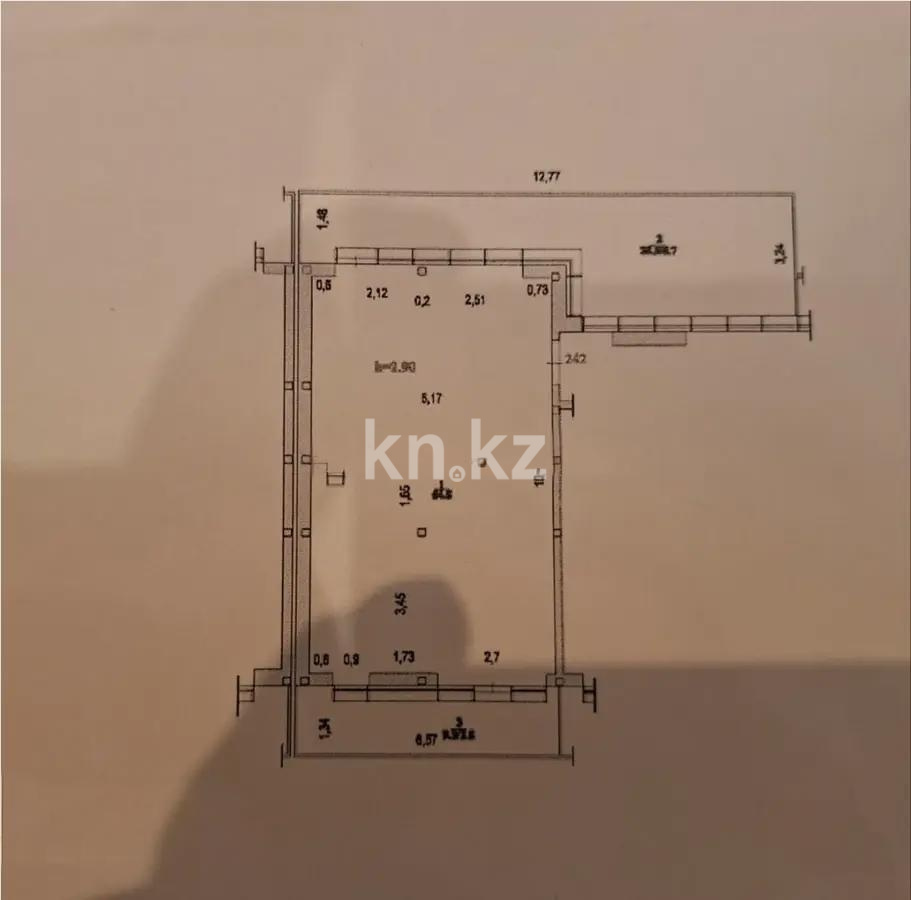 Продажа 3-комнатной квартиры, 76.1 м² в Алматы