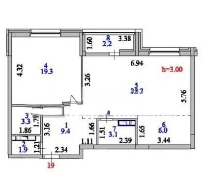 Продажа 2-комнатной квартиры, 73.4 м² в Астане - фото 7
