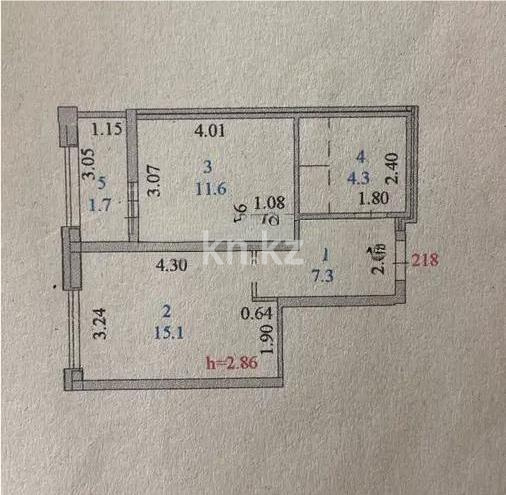 Продажа 1-комнатной квартиры, 40 м² в Астане - фото 4