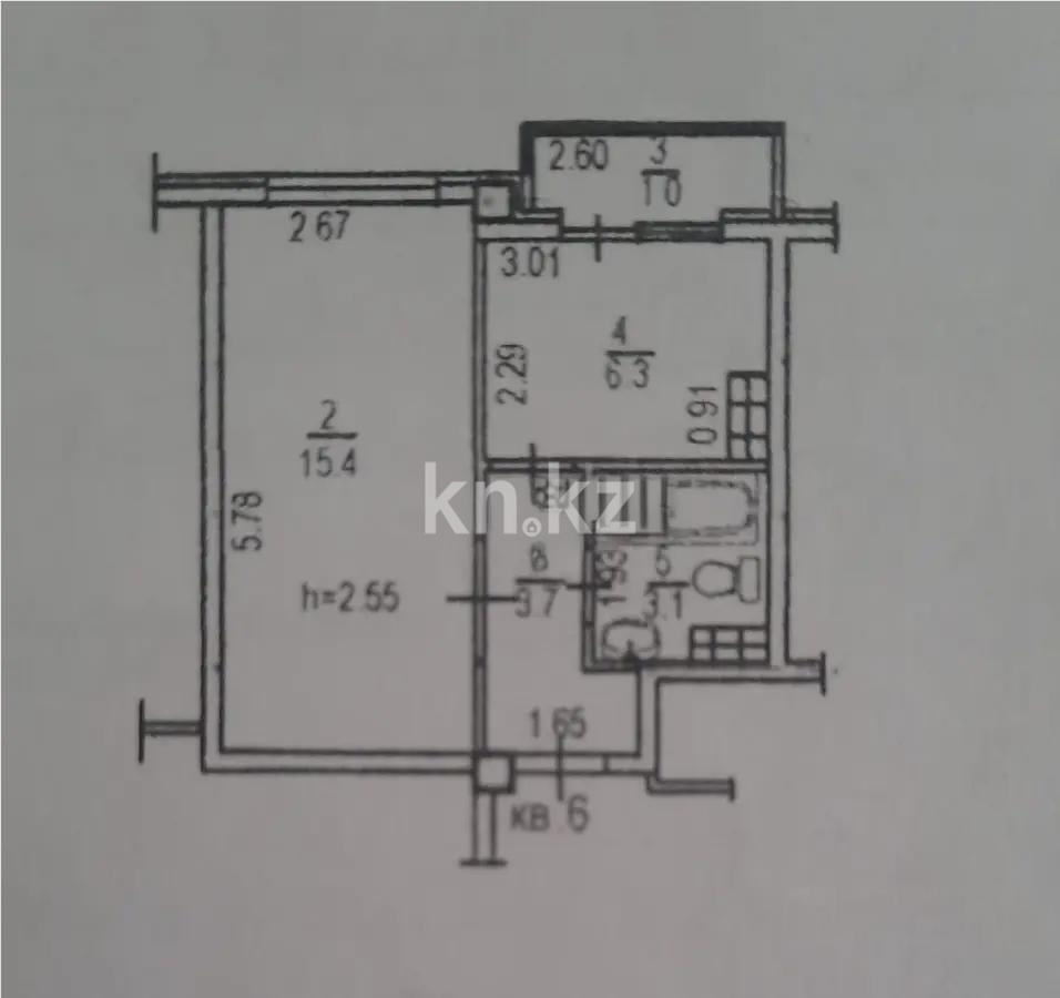 Продажа 1-комнатной квартиры, 29.5 м² в Алматы - фото 5