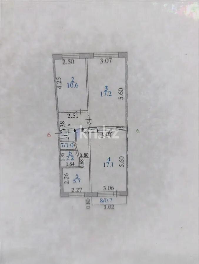 Продажа 3-комнатной квартиры, 62 м² в Караганде - фото 9