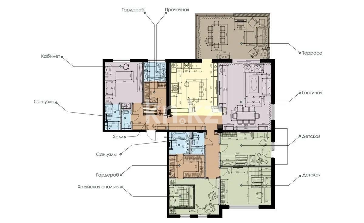 Продажа 5-комнатной квартиры, 230 м² в Алматы - фото 7