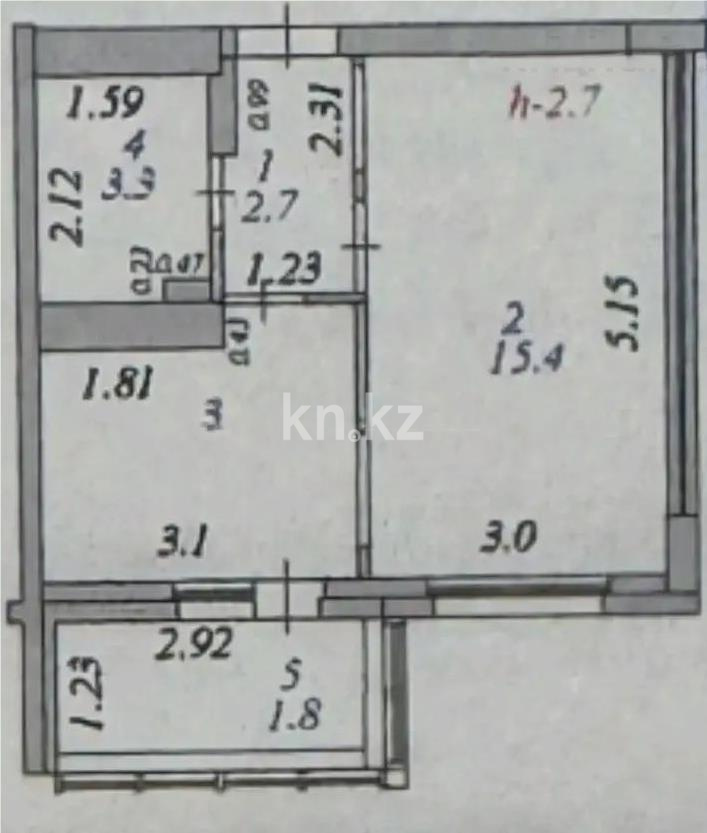 Продажа 1-комнатной квартиры, 32 м² в Астане - фото 3