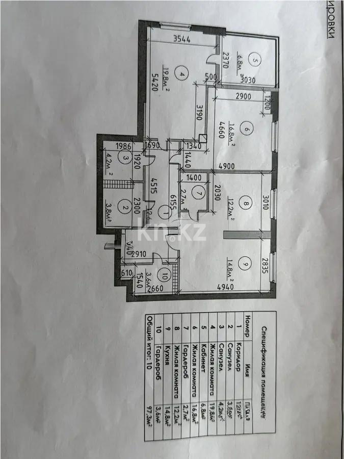 Продажа 3-комнатной квартиры, 102 м² в Алматы