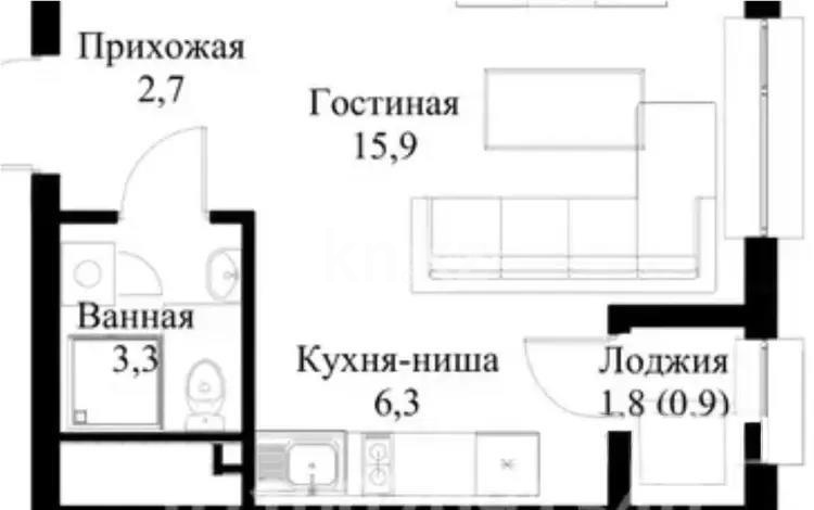 Продажа 1-комнатной квартиры, 30 м² в Алматы
