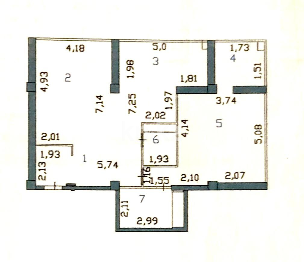 Продажа 2-комнатной квартиры, 85 м², ул. Достык, дом  5 в Астане - фото 2