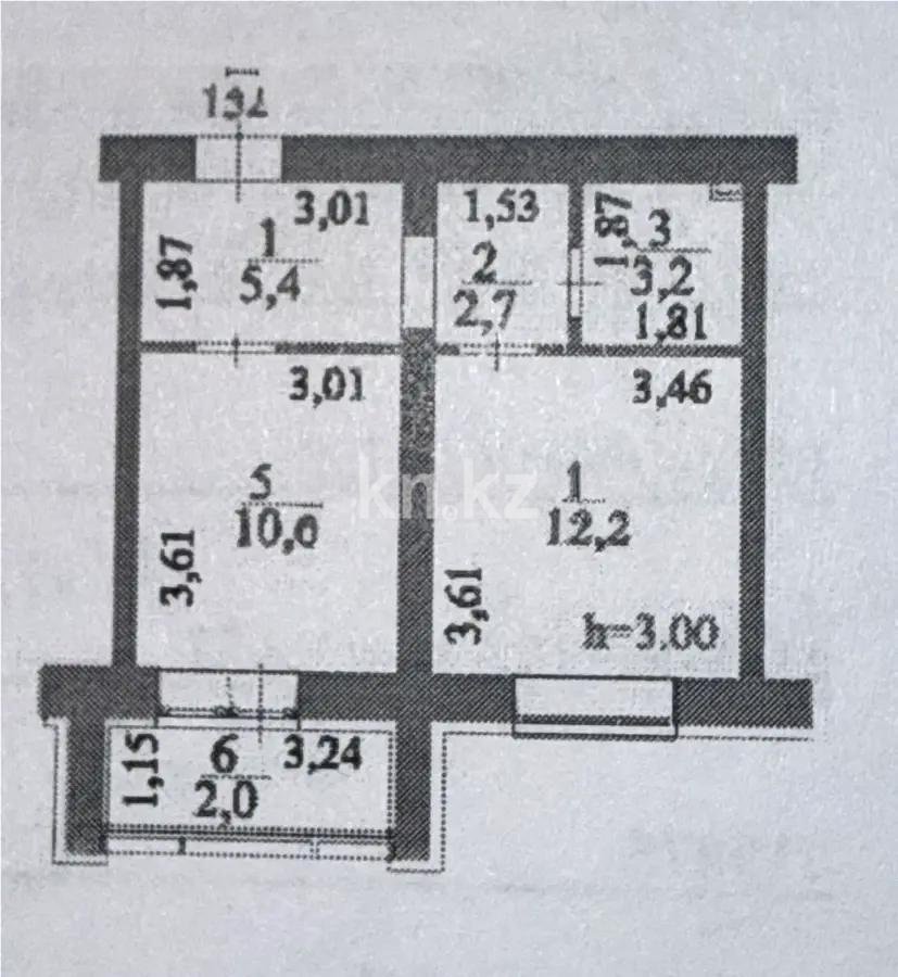 Продажа 1-комнатной квартиры, 35 м² в Астане