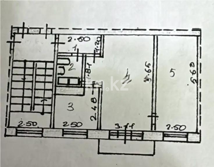 Продажа 2-комнатной квартиры, 45 м² в Караганде - фото 2