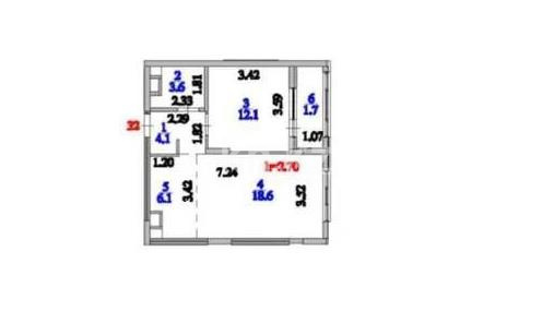 Продажа 2-комнатной квартиры, 46.2 м² в Астане - фото 4
