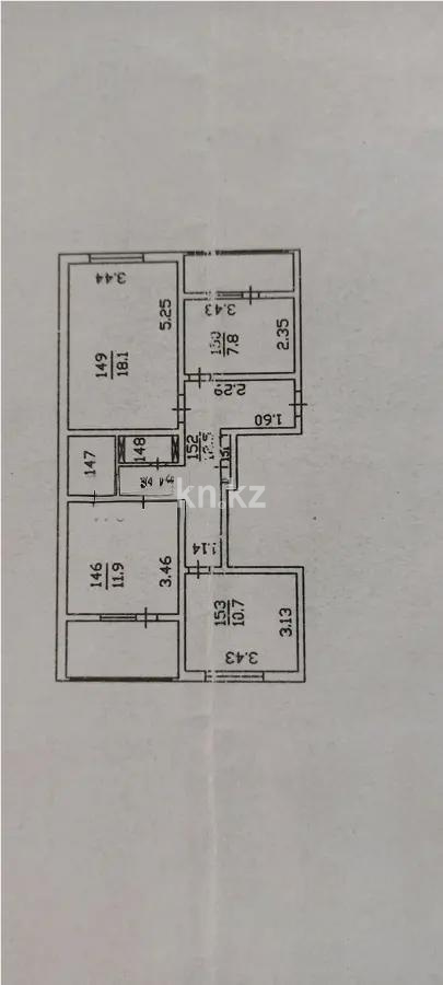 Продажа 3-комнатной квартиры, 65.5 м², мкр. Орбита-3, дом  26 в Алматы - фото 6