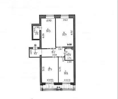 Продажа 3-комнатной квартиры, 98.1 м² в Астане - фото 4