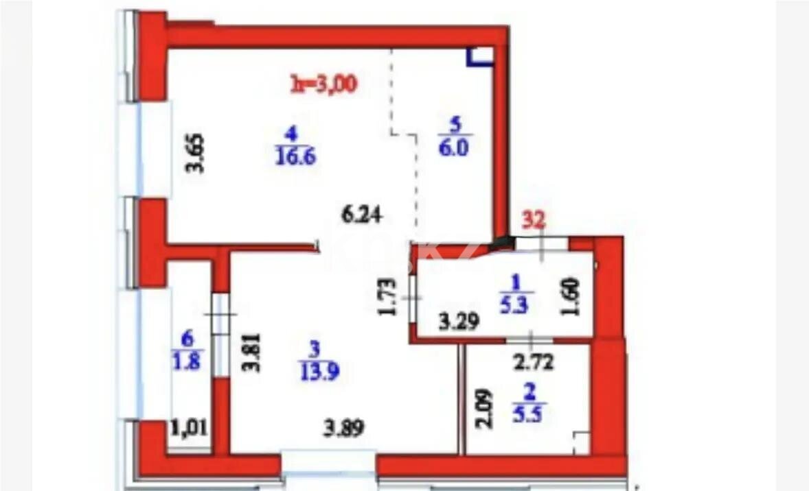 Продажа 2-комнатной квартиры, 50 м² в Астане - фото 4