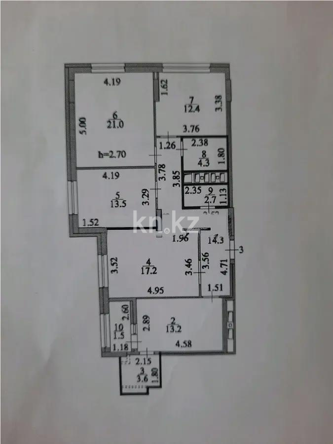 Продажа 4-комнатной квартиры, 104 м², ул. Туркестан, дом  4б стр в Астане - фото 11
