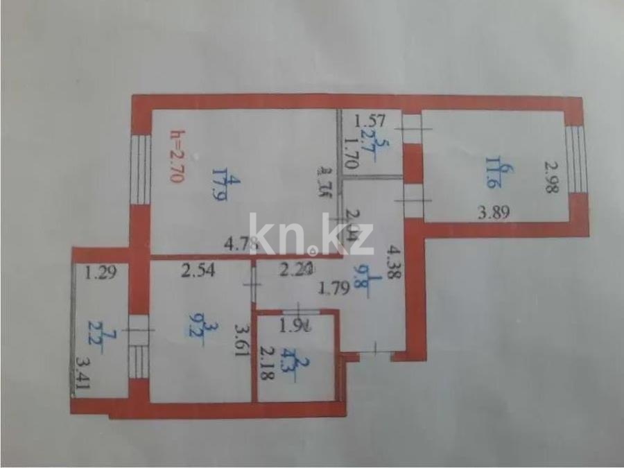 Продажа 2-комнатной квартиры, 58 м² в Астане - фото 4
