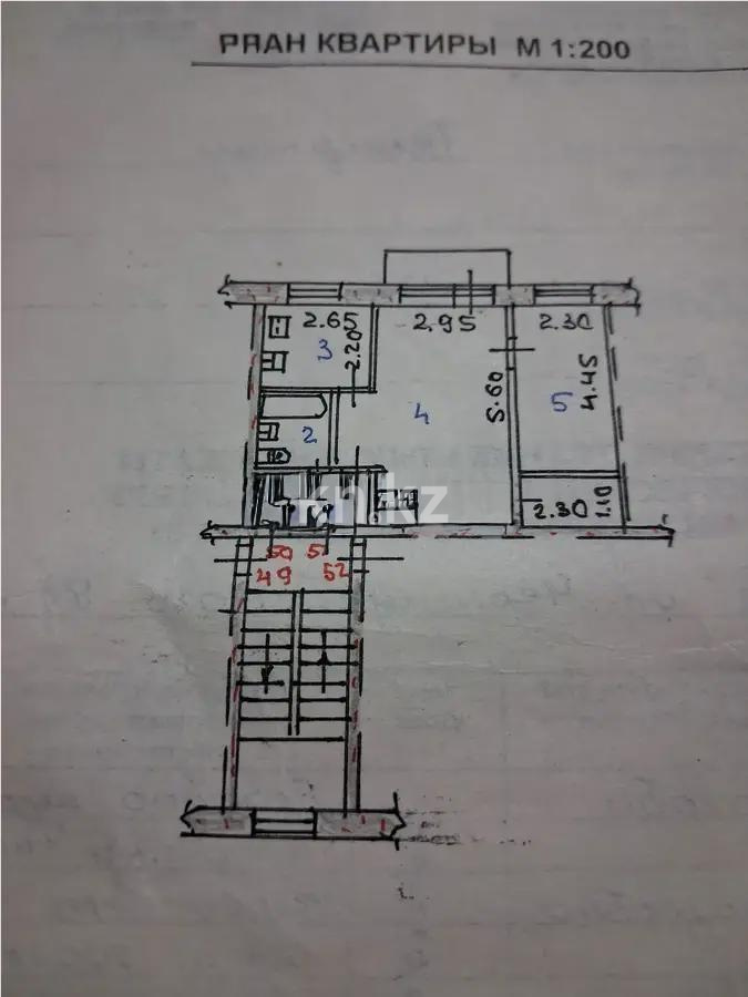 Продажа 2-комнатной квартиры, 42 м², ул. Чернышевского, дом  91 в Темиртау - фото 5