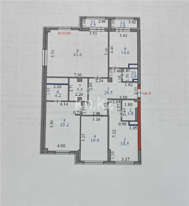 Продажа 4-комнатной квартиры, 155 м², пр. Кабанбай батыра, дом  5/3 в Астане