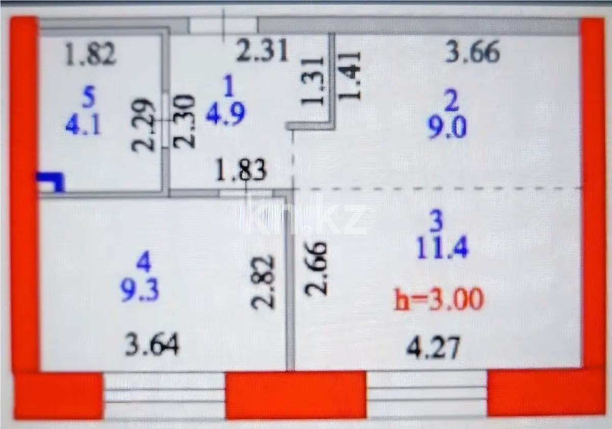 Продажа 2-комнатной квартиры, 38.7 м² в Астане - фото 4