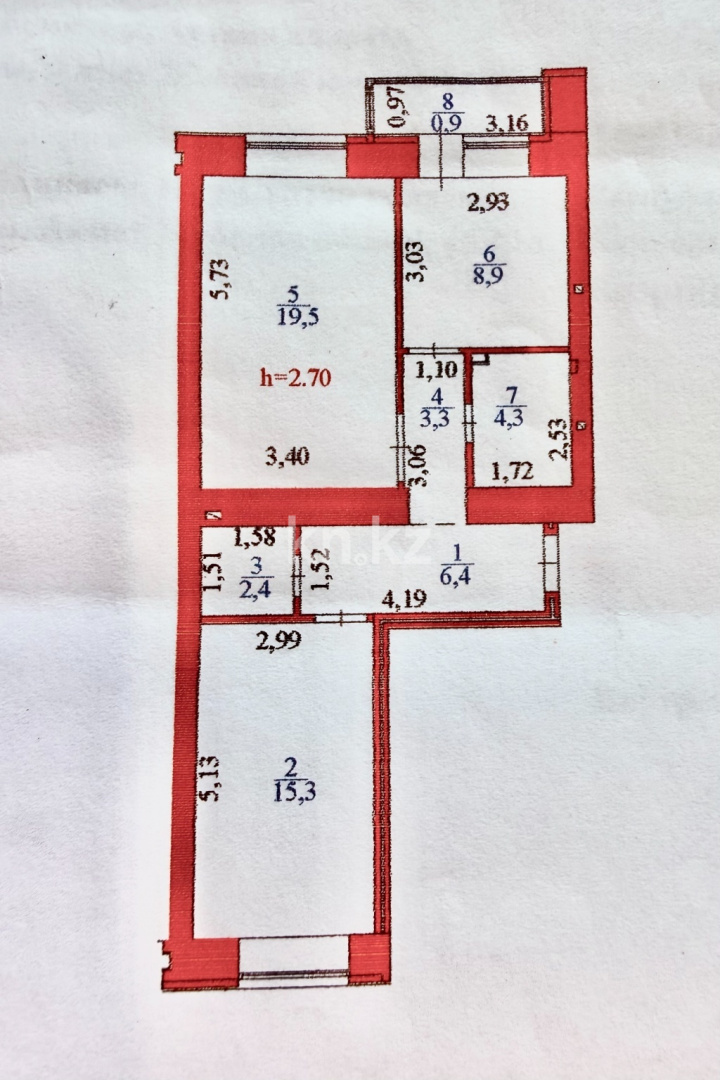 Продажа 2-комнатной квартиры, 61 м² в Астане - фото 30