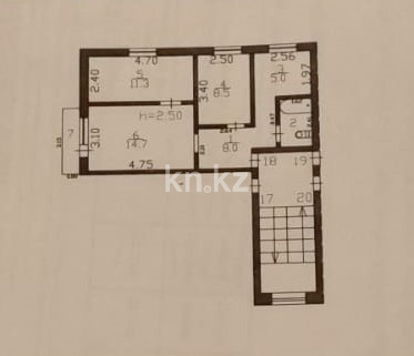 Продажа 3-комнатной квартиры, 53 м² в Абае - фото 10