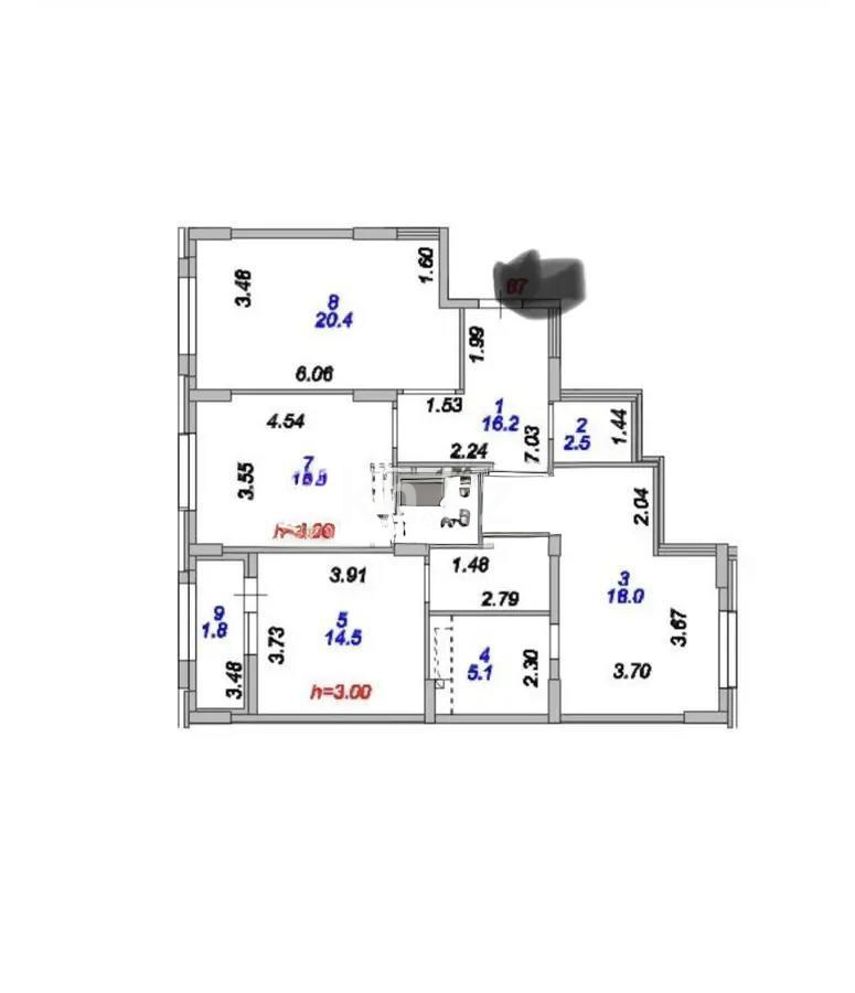 Продажа 3-комнатной квартиры, 96.4 м², пр. Туран, дом  39/2 стр в Астане - фото 4