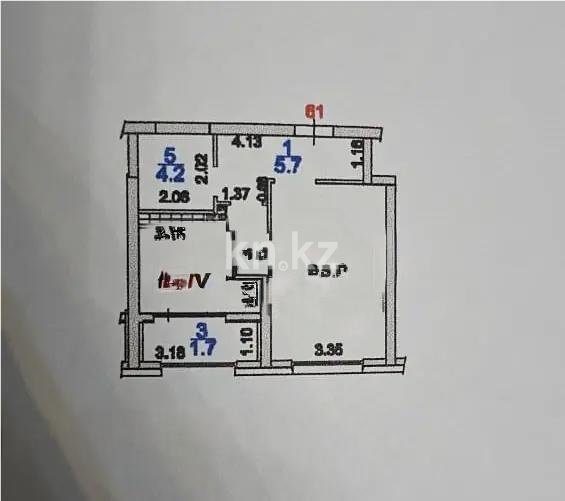 Продажа 1-комнатной квартиры, 37.9 м² в Алматы - фото 2