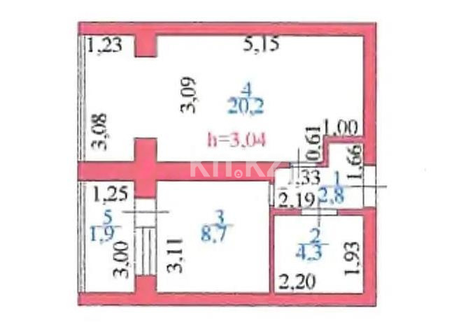Продажа 1-комнатной квартиры, 37.9 м² в Астане - фото 2